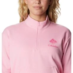 COLUMBIA Women's Trek French Terry Half-Zip Sweatshirt -Active Luxe Shop 2085709 609 alt4
