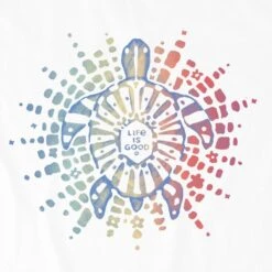 LIFE IS GOOD Women's Turtle Vibes Short-Sleeve Tee -Active Luxe Shop 2086109 101 alt1