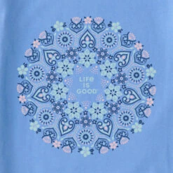 LIFE IS GOOD Women's Wildflower Mandala Crusher Tee 5 LIFE IS GOOD Women's Wildflower Mandala Crusher Tee -Active Luxe Shop 2086110 405 alt1