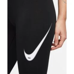 NIKE Women's Sportswear Swoosh High-Rise Leggings -Active Luxe Shop 2086321 001 alt2