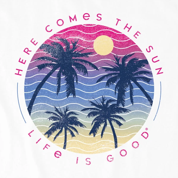LIFE IS GOOD Women's Here Comes The Sun Long-Sleeve Crusher Tee 4 LIFE IS GOOD Women's Here Comes The Sun Long-Sleeve Crusher Tee - Image 2