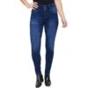 YMI Women's Essential 3-Button High-Rise Skinny Jeans 2 YMI Women's Essential 3-Button High-Rise Skinny Jeans -Active Luxe Shop 2086678 403 main