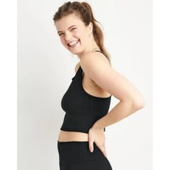 CHAMPION Women's Soft Touch Ribbed Crop Top -Active Luxe Shop 2086994 001 alt2