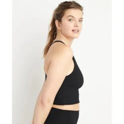 CHAMPION Women's Soft Touch Ribbed Crop Top -Active Luxe Shop 2086994 001 alt3