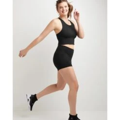 CHAMPION Women's Soft Touch Ribbed Crop Top -Active Luxe Shop 2086994 001 alt5