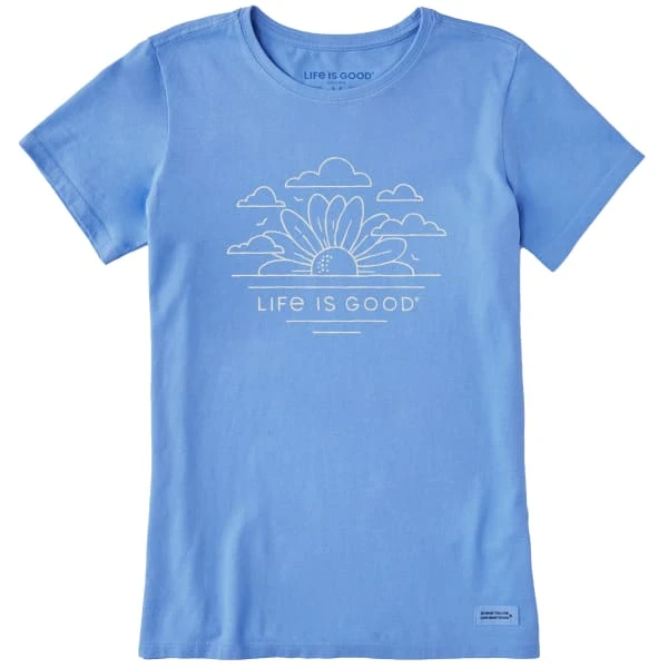 LIFE IS GOOD Women's Sunflower Sunrise Short-Sleeve Crusher Tee 3 LIFE IS GOOD Women's Sunflower Sunrise Short-Sleeve Crusher Tee
