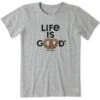 LIFE IS GOOD Women's Keep It Salty Pretzel Short-Sleeve Crusher Tee 2 LIFE IS GOOD Women's Keep It Salty Pretzel Short-Sleeve Crusher Tee -Active Luxe Shop 2087655 004 main