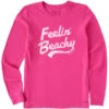LIFE IS GOOD Women's Feelin' Beachy Long-Sleeve Crusher Tee -Active Luxe Shop 2087663 609 main
