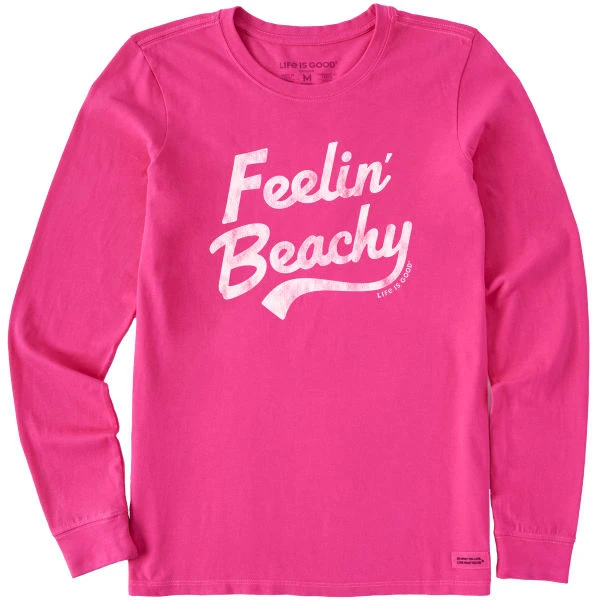 LIFE IS GOOD Women's Feelin' Beachy Long-Sleeve Crusher Tee 3 LIFE IS GOOD Women's Feelin' Beachy Long-Sleeve Crusher Tee