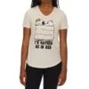 PEANUTS Juniors' Snoopy In Bed Short-Sleeve Graphic Tee -Active Luxe Shop 2087953 611 main