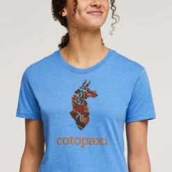 COTOPAXI Women's Altitude Llama Organic Short-Sleeve Tee -Active Luxe Shop 2088338 405 alt5