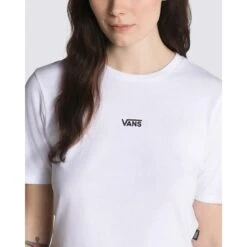 VANS Juniors' Flying V Cropped Short-Sleeve Crew Tee -Active Luxe Shop 2089353 101 alt2