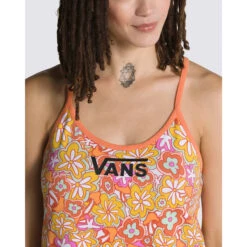 VANS Juniors' Resort Floral Halter Tank Top 10 VANS Juniors' Resort Floral Halter Tank Top -Active Luxe Shop 2089361 905 alt2
