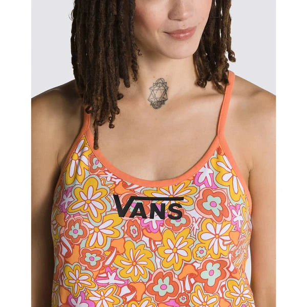 VANS Juniors' Resort Floral Halter Tank Top 5 VANS Juniors' Resort Floral Halter Tank Top - Image 3