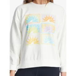 ROXY Juniors' Morning Hike Sweatshirt -Active Luxe Shop 2089430 101 alt3