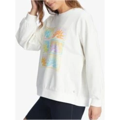 ROXY Juniors' Morning Hike Sweatshirt -Active Luxe Shop 2089430 101 alt4