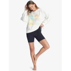 ROXY Juniors' Morning Hike Sweatshirt -Active Luxe Shop 2089430 101 alt5