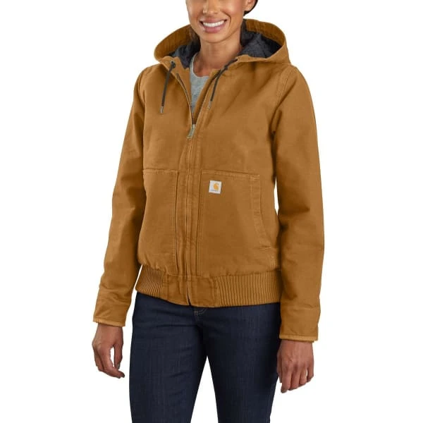 CARHARTT Women's 104053 Loose Fit Washed Duck Insulated Active Jacket 4 CARHARTT Women's 104053 Loose Fit Washed Duck Insulated Active Jacket - Image 2